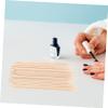 SAFIGLE 100pcs Manicure Sticks Wood Nail Sticks Cuticle Pusher Tool for Feet and Hands Nail Art Accessories for Professionals and Beginners view 3