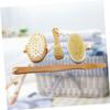 Beaupretty 3pcs Natural Bristle Body Brush Set Skincare Tool Improve Blood Circulation Cellulite Remover for Legs view 3