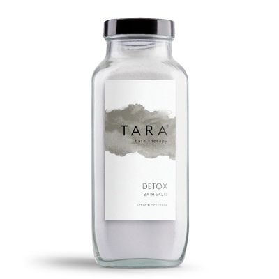TARA Spa Therapy Detox Bath Salts  Cleansing Aromatherapy Soak with Juniper & Lemon, 100% Pure Essential Oils, 16 oz