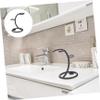 BESTYASH Men's Shaving Brush Rack Ferroalloy Stand Organizer Bathroom Storage Shelf for Neat Shaving Essentials Natural Design for Quick Drying and Sturdy Storage view 3