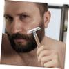 IWOWHERO Bamboo Handle Double Edge Safety Razor for Men Manual Shaving Tool Beard Clean Shaver Suitable for Traditional Shaving view 4
