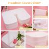 1000 count Disposable Face Cradle Covers Non-Sticking Disposable Massage Headrest Covers Ultra Soft Medical-Grade SPA Face Rest Covers Headrest Covers for Massage Table Chairs 14.2" x 10.6" (1000Pcs) view 2