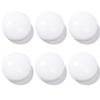 KADS 6 Pcs White Silicone Nail Stamper Heads Jelly Nail Art Stamper Head French Tip Nail Stamping Head Nail Stamp Replacement Heads Nail Art Manicure Tools view 1
