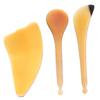 Happyyami 3pcs Face Massage Plate Natural Cattle Horns Horn Guasha Board Face Sculpting Tool Massaging Tool Beauty Care Accessories view 1