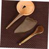 Happyyami 3pcs Face Massage Plate Natural Cattle Horns Horn Guasha Board Face Sculpting Tool Massaging Tool Beauty Care Accessories view 2