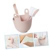 NULYLU 2 Sets Facial Mask Bowl Mask Mixing Bowl Facial Mask Brush Face Mask Kit Mask Tool Face Mask Mixing Tool Silicone Face Mask Bowl Mask Making Bowl Face Mask Mixing Supply view 2
