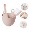 NULYLU 2 Sets Facial Mask Bowl Mask Mixing Bowl Facial Mask Brush Face Mask Kit Mask Tool Face Mask Mixing Tool Silicone Face Mask Bowl Mask Making Bowl Face Mask Mixing Supply view 4