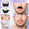 Nose Wax Kit Men, Nose Ear Hair Waxing Kit for Men and Women with 100g Wax, 45 Sticks, Nose Ear Hair Removal Kit, USB Fast Heat, Smart Constant Temp, Multi-Accessories, Black view 2