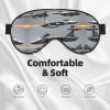 Aircraft Fighter Jets Print Sleep Mask Silk-Like Eye Mask Sleeping Eye Mask for Women Men for Travel Sleep Relaxation view 3