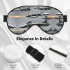Aircraft Fighter Jets Print Sleep Mask Silk-Like Eye Mask Sleeping Eye Mask for Women Men for Travel Sleep Relaxation view 4