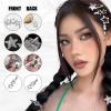 20 PCS Y2k Star Hair Clips, 10 Styles Lovely Silver Star Barrettes, Not Easy to Fall Off, Can Be Matched According to Different Clothes and Occasions view 4