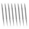 8pcs stainless steel cutin remover gel nail dead skin polishing peeler, cutin pushing tool, professional pedicure art care portable nail cleaner toenail manicure view 1