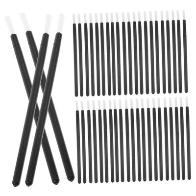 NULYLU 100pcs Disposable Lip Brushes and Multi-function Applicators Makeup Lip Wands for Professional and Home Use for Nails