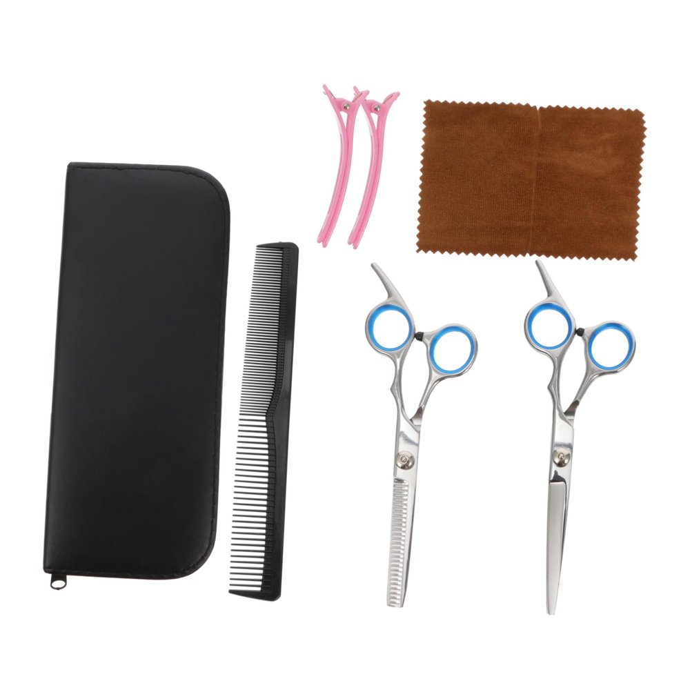 CALLARON 7pcs Professional Hair Cutting Kit Clippers Trimmers Set for Men Women Salons
