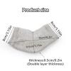 aoozleny Moisturizing Gel Heel Socks, 4 Pairs, Open Toe Design, Multiple Colors, Double Layer Cotton view 2