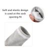 aoozleny Moisturizing Gel Heel Socks, 4 Pairs, Open Toe Design, Multiple Colors, Double Layer Cotton view 3