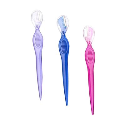 PACKOVE 3pcs Eyebrow Shaping Kit Eyebrow Trimmers Face Razor for Women Girls Ladies Portable Beauty Tools
