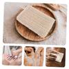 LIFKOME 3pcs Ramie Washcloths Face Body Grey Washcloths Exfoliating Bath Wipes for Home view 3