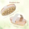 10 Pcs Dry Brushes for Body Dry Brushing Body Brush Exfoliating Brush with Massage Nodule Scrubber for Shower Bath Back Circulation Improvement Dead Skin Remove Beauty Exfoliator view 2