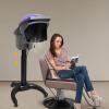 7 Light Standing Hair Steamer, 700W O3 Ozone Micro Mist Hair Hairdressing Color Processor Oil Treatment, Height Adjustable, for Spa and Home. (Black) view 3