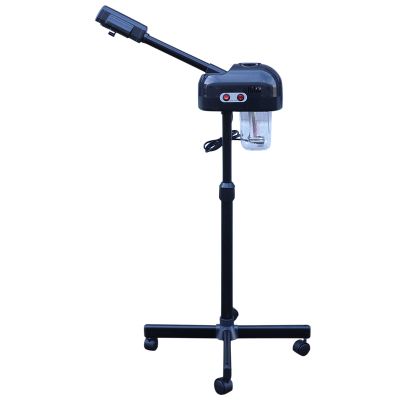 Professional Facial Steamer Face Steamer On Wheels Adjustable Height Rotate 360 Clean Skin Firming Pores and Moisturizing Skin Care Equipment for Spa, Salon and at Home Use (Black)