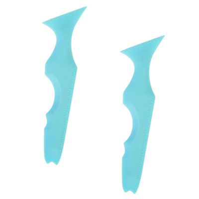 Beaupretty 2pcs Silicone Eyeliner Stencils for Precise Makeup Application Reusable Eye Makeup Tool for Beginners Eyelash and Eyebrow Assist Easy to Use Beauty Aid