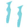 Beaupretty 2pcs Silicone Eyeliner Stencils for Precise Makeup Application Reusable Eye Makeup Tool for Beginners Eyelash and Eyebrow Assist Easy to Use Beauty Aid view 1