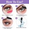 2 Pcs Metal Eyelash Combsand Separator, Eyelash Brush Tool Eyebrow Grooming Eye Brushes with Metal Teeth Curler Eye Makeup Applicator for Women view 4