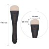 A04 Hand Crafted Makeup Brushes Soft Saikoho Goat Hair Flat Foundation Contour Brush Ebony Wood Handle Professional Make Up Brush view 2