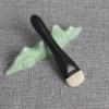 A04 Hand Crafted Makeup Brushes Soft Saikoho Goat Hair Flat Foundation Contour Brush Ebony Wood Handle Professional Make Up Brush view 3
