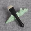 A04 Hand Crafted Makeup Brushes Soft Saikoho Goat Hair Flat Foundation Contour Brush Ebony Wood Handle Professional Make Up Brush view 4