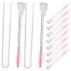 PACKOVE 10Pcs Portable Crystal Lash Brushes with Diamond Handle Disposable Eyelash Applicator and Eyebrow Comb for Makeup for Professional and Personal Use view 1