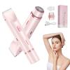 Comfort 2 in 1 Electric Lady Shaver, Velvissa Hair Trimmer, Dual Head Shaver Women, Bikini Trimmer for Women, Electric Razor for Womens Legs, IPX7 Waterproof Wet & Dry Use Body Hair Trimmer (Pink) view 1