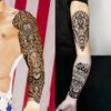 20 Sheets Maori Totem Full Arm Temporary Tattoos For Men Women Thigh, Warrior Dragon Sleeve Tattoos For Adults, Long Lasting Black Temp Bulk Halloween Waterproof Fake Tattoo Stickers Barbed Wire Wolf view 2