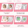 Gospire Rectangle Lighted Makeup Mirror, Height Adjustable, 10X/1X - Pink view 3