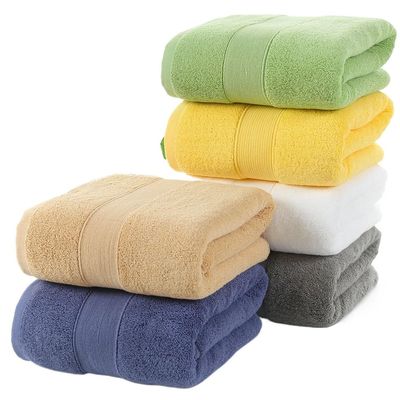 AFPSDLFJDLS Plain Color Thickened Adult Face Wash Household Soft Absorbent Cotton Face Towel Hotel Gift