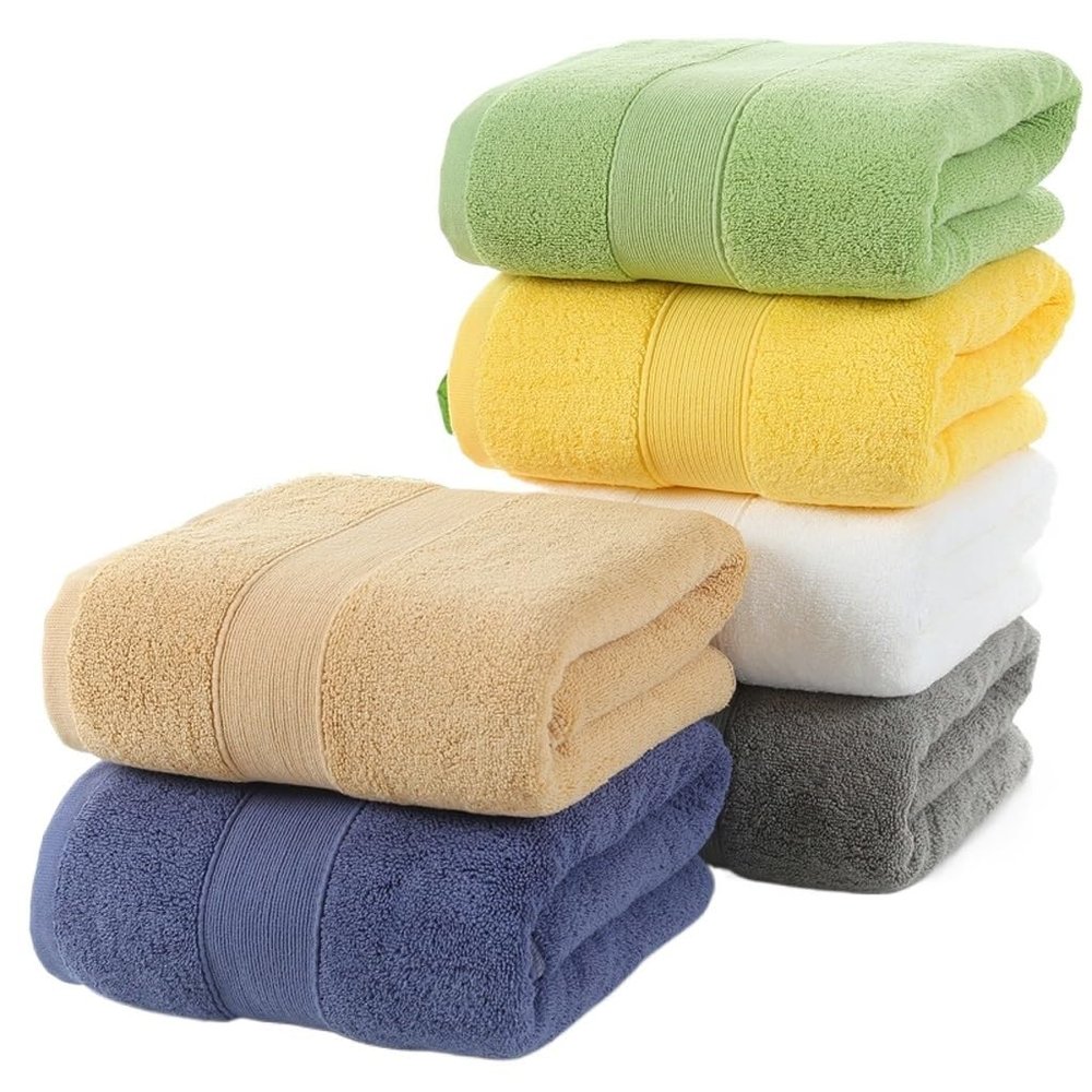 AFPSDLFJDLS Plain Color Thickened Adult Face Wash Household Soft Absorbent Cotton Face Towel Hotel Gift