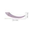 VALICLUD 4pcs Stainless Steel Eyebrow Trimmer Shaver for Women Portable Beauty Tools with Curved Handle for Precise Eyebrow Shaping and Facial Hair Removal Includes Pink White and Purple view 2