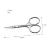 IWOWHERO Men's Grooming Kit 4pcs Stainless Steel Beard Scissors Mustache Trimmer Precision Shears Random view 2