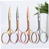 IWOWHERO Men's Grooming Kit 4pcs Stainless Steel Beard Scissors Mustache Trimmer Precision Shears Random view 3