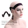 Nunify 10-50pcs Custom Logo Melting Lace Wig Band with Ear Hanger for Edge Lace Frontal Melt, Adjustable Earless Hair Band Headband Edge Slayer for Frontal Wigs Baby Hair (3.0cm, 20pcs) view 3