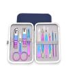 Manicure Kit, 10 PCS Professional Stainless Steel Nail Clipper Set with Leather Case,Pedicure Kit,Mens Grooming Kit,Portable Finger Nail Clippers Adult for Women and Men view 1