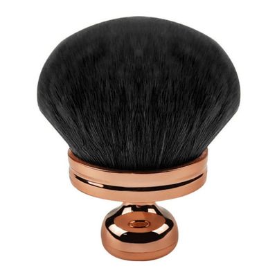 Extra Large Brush for Self Tanner and Body Makeup, Soft Synthetic Hair Brush for Foundation, Bronzer, Blusher, Self Tanning Lotion, Applicator for Face Body and Back (Black Rose Gold)