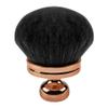 Extra Large Brush for Self Tanner and Body Makeup, Soft Synthetic Hair Brush for Foundation, Bronzer, Blusher, Self Tanning Lotion, Applicator for Face Body and Back (Black Rose Gold) view 1