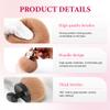 Extra Large Brush for Self Tanner and Body Makeup, Soft Synthetic Hair Brush for Foundation, Bronzer, Blusher, Self Tanning Lotion, Applicator for Face Body and Back (Black Rose Gold) view 3