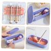 Beaupretty Makeup Brush Cleaning Box Storage Holder for Makeup Tools Compact and Portable for Home Use Efficient Cleaning and Drying view 3
