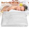 100pcs Disposable Spa Bed Sheets,Massage Table Cover Disposable Bed Cover for Waxing,Body Care,Tattoo,Esthetician,Facial,Salon Waxing Beds Film Protector Plastic Covers(90x180cm) view 3