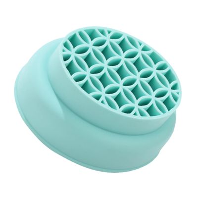 Beaupretty Makeup Brush Cleaner Bowl Silicone Cleaning Cup for Makeup Tools Brush Drying Stand Home Beauty Egg