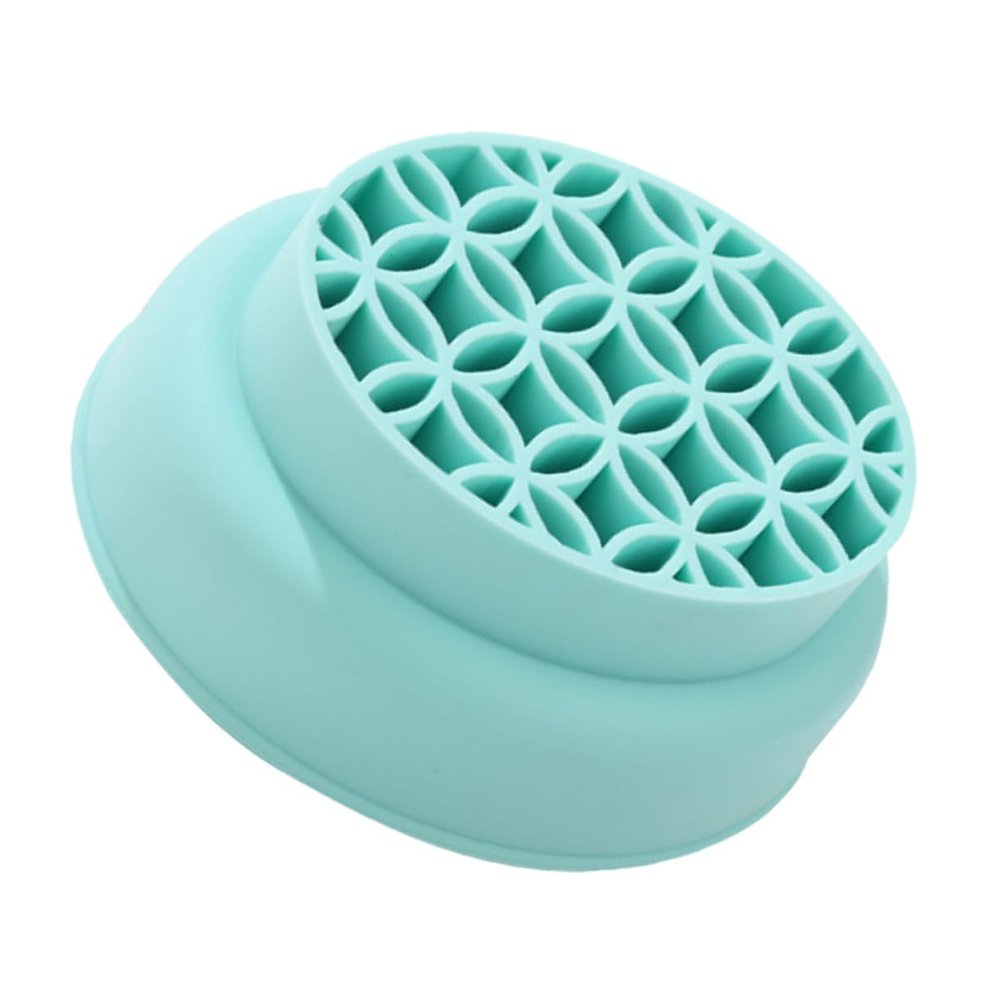 Beaupretty Makeup Brush Cleaner Bowl Silicone Cleaning Cup for Makeup Tools Brush Drying Stand Home Beauty Egg