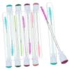 Ipetboom 10pcs Crystal Wand Mascara Brush Lash Extension Supplies for Women Professional Eyelash Brush and Eyebrow Makeup Tool view 1